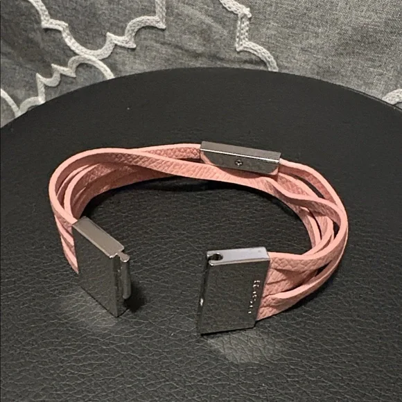 Coach Leather Multi-strand Wrap Bracelets with Silver-tone Hardware - Picture 7 of 9